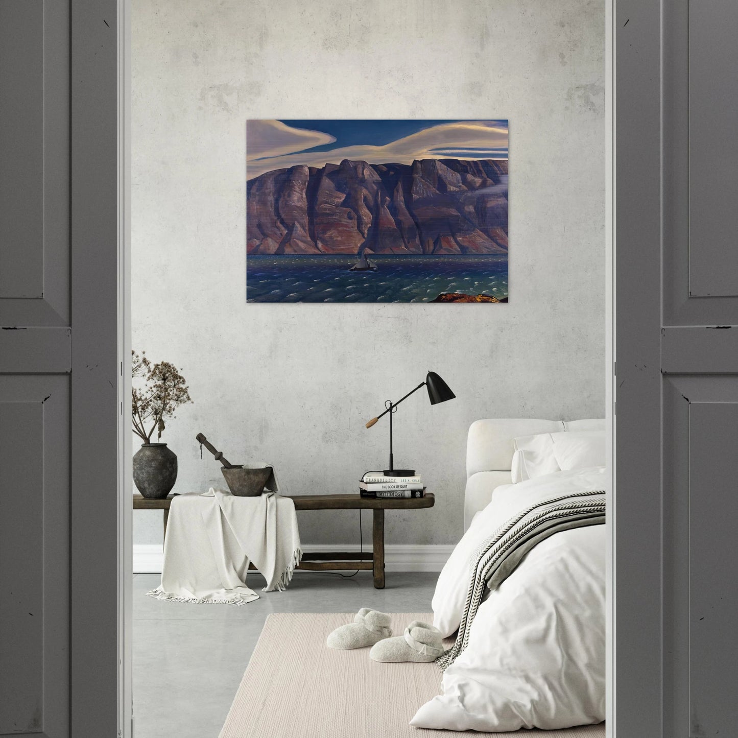 Squall, Greenland - Rockwell Kent Brushed Aluminum Print - 70x100 cm / 28x40 inches | Rockwell Kent Aluminum Print | Rockwell Kent Prints