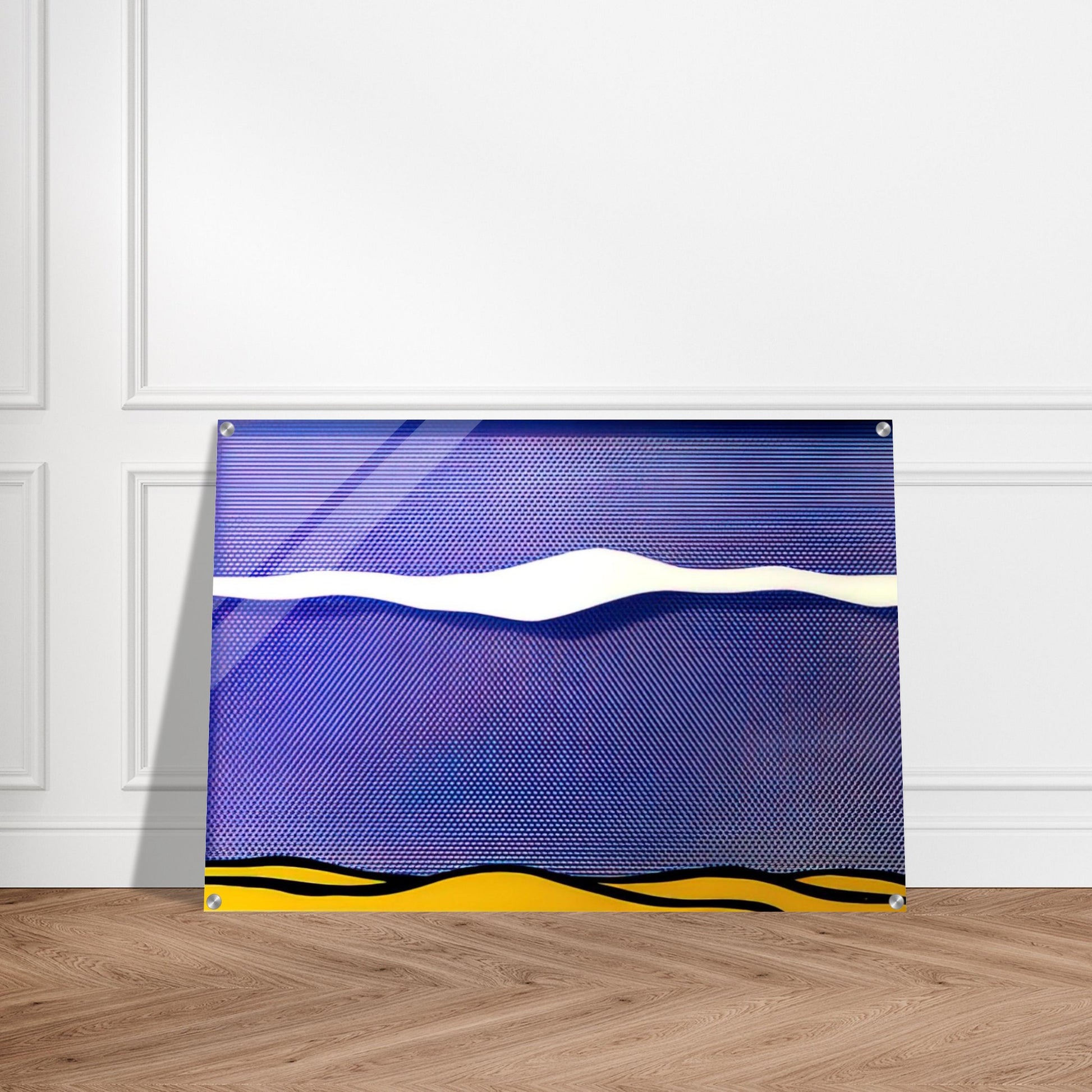 ARCTIC LANDSCAPE 1964 - Roy Lichtenstein Acrylic Print - 70x100 cm / 28x40″ inches