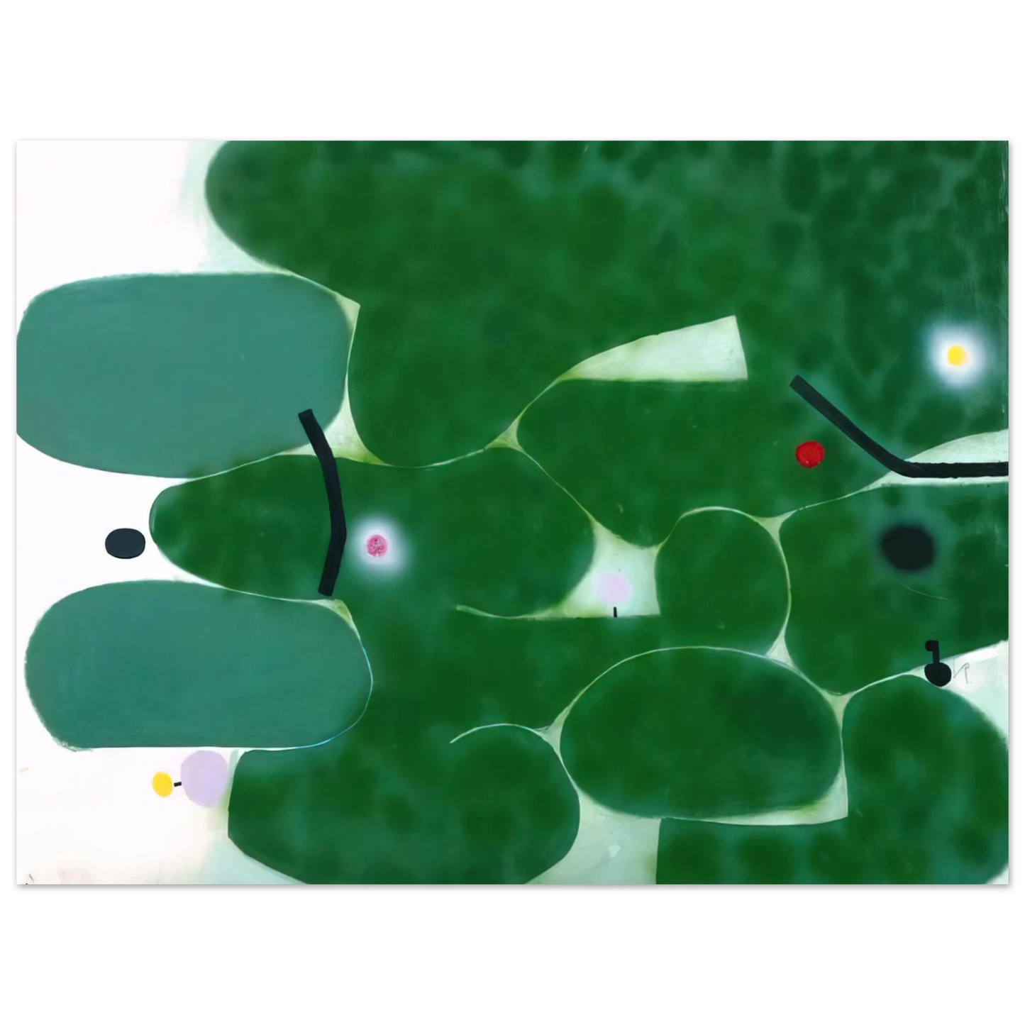 Victor Pasmore - The Green Earth - 1980  75x100 cm / 30x40inches Fine Art Poster