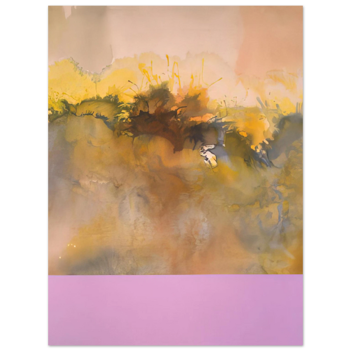 Ronnie Landfield - Isidiris - 1969  75x100 cm / 30x40inches Fine Art Poster