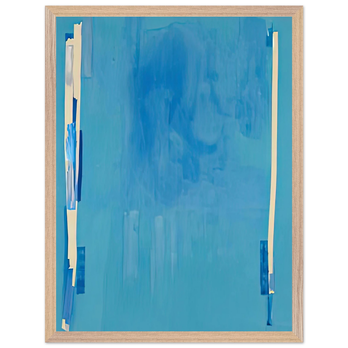 Helen Frankenthaler - Blue Bellows, 1976- Wall Art - 28x40 inches / 70x70 cm - Canvas (Imperial)-canvas - -