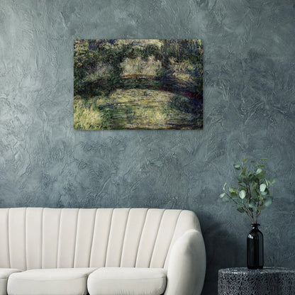 The Japanese Bridge 10 - claude monet Brushed Aluminum Print - 70x100 cm / 28x40 inches | claude monet Aluminum Print | claude monet Prints