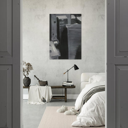TOWNSCAPE 1968 - Gerhard Richter Brushed Aluminum Print - 70x100 cm / 28x40 inches | Gerhard Richter Aluminum Print | Gerhard Richter Prints