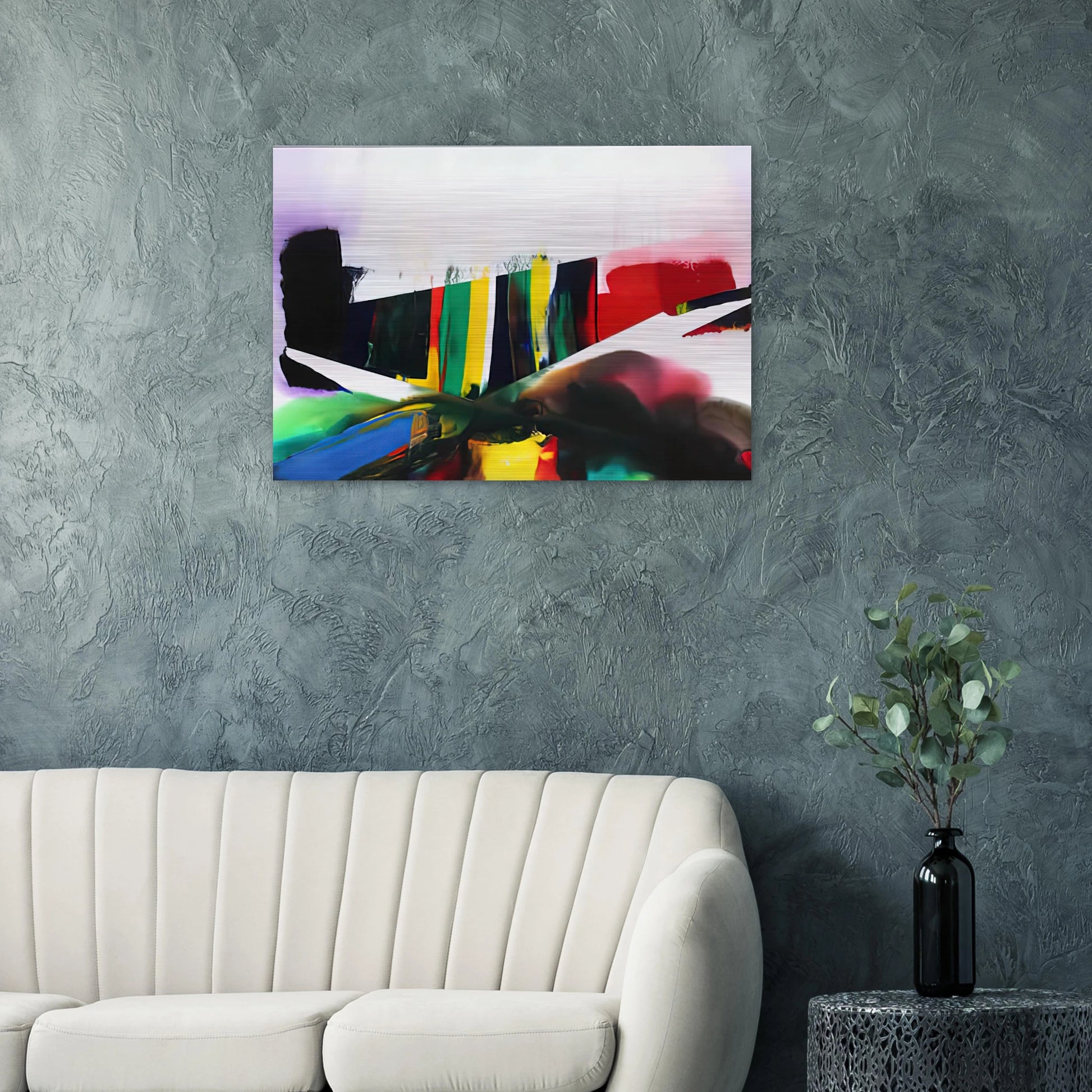 Phenomena Cave of the Prism Winds Year - Paul Jenkins Brushed Aluminum Print - 70x100 cm / 28x40 inches | Paul Jenkins Aluminum Print | Paul Jenkins Prints