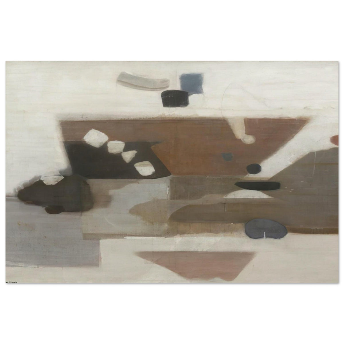 Decision - 1956 - Kenzo Okada Art Prints - 100x150 cm / 40x60″ inches | Kenzo Okada Poster | Kenzo Okada Prints