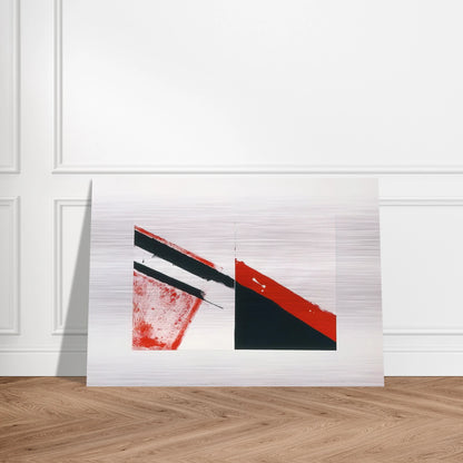 WHO KNOWS THE BEGINNING AND WHO KNOWS THE END I 1976 - BLINKY PALERMO Brushed Aluminum Print - 70x100 cm / 28x40 inches | BLINKY PALERMO Aluminum Print | BLINKY PALERMO Prints
