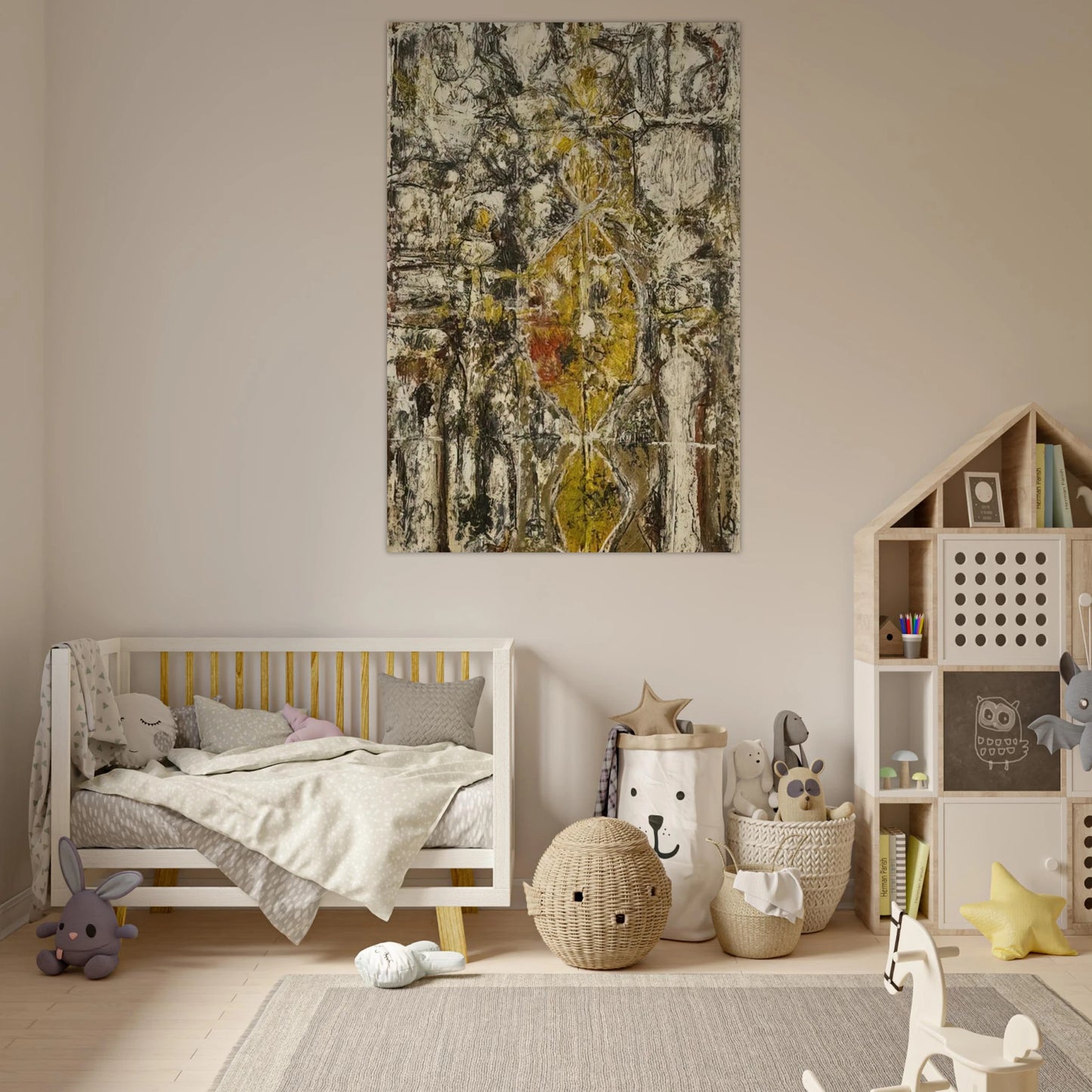 Cascella II - 1952 - Richard Pousette-Dart Art Prints - 100x150 cm / 40x60″ inches | Richard Pousette-Dart Poster | Richard Pousette-Dart Prints