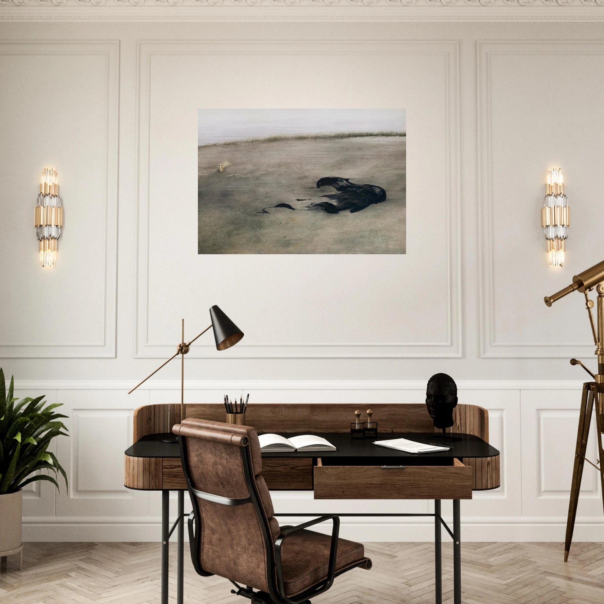 NOT DETECTED 37 - Andrew Wyeth Brushed Aluminum Print - 70x100 cm / 28x40 inches | Andrew Wyeth Aluminum Print | Andrew Wyeth Prints