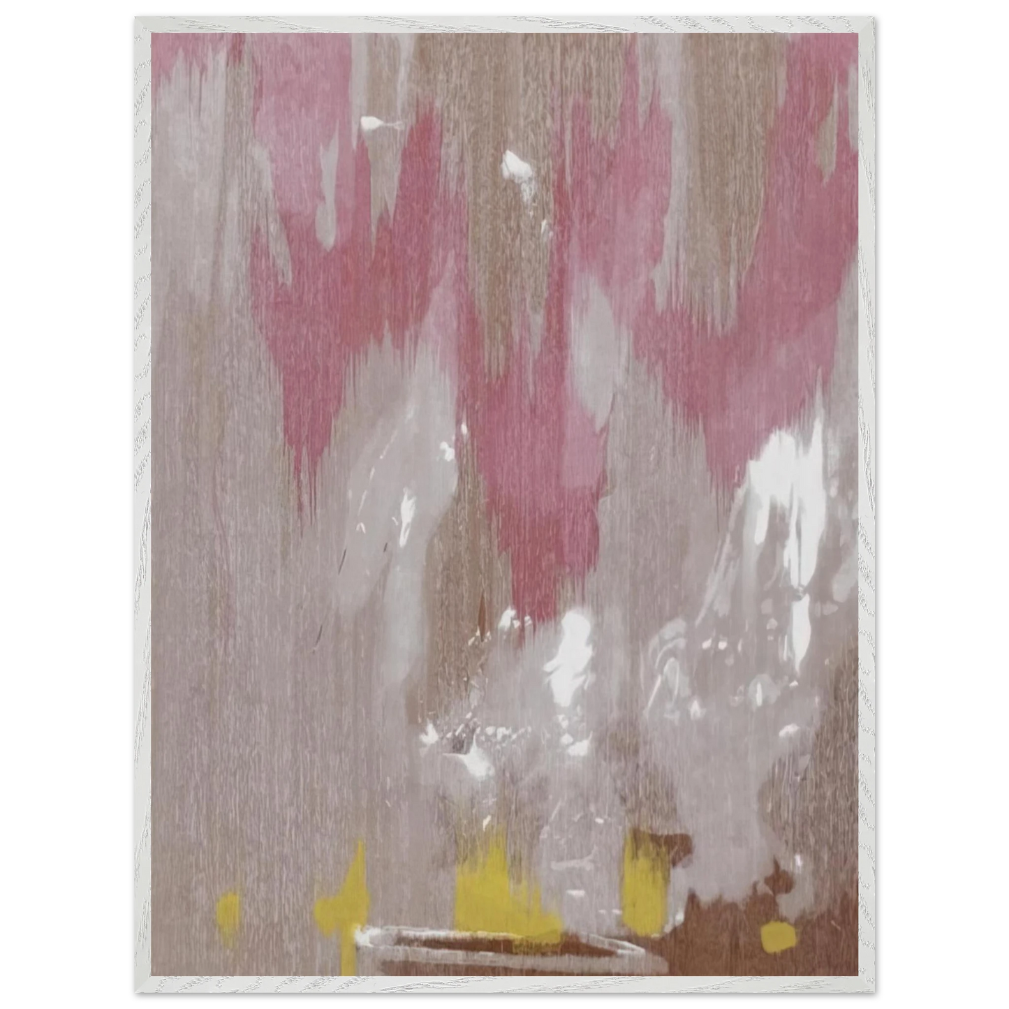 Helen Frankenthaler - Tales of Genji IV - 1998 Wall art - A2 (42 x 59.4  cm) - Premium Wooden Framed Poster With Fine Art Paper-canvas - Black frame