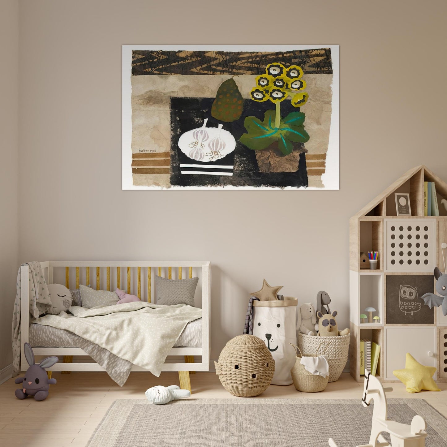 Auricula - 1996 - Mary Fedden Art Prints - 100x150 cm / 40x60″ inches | Mary Fedden Poster | Mary Fedden Prints