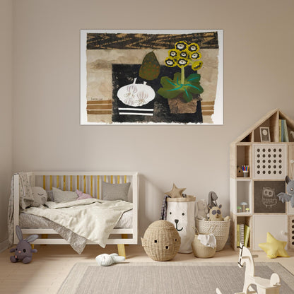 Auricula - 1996 - Mary Fedden Art Prints - 100x150 cm / 40x60″ inches | Mary Fedden Poster | Mary Fedden Prints