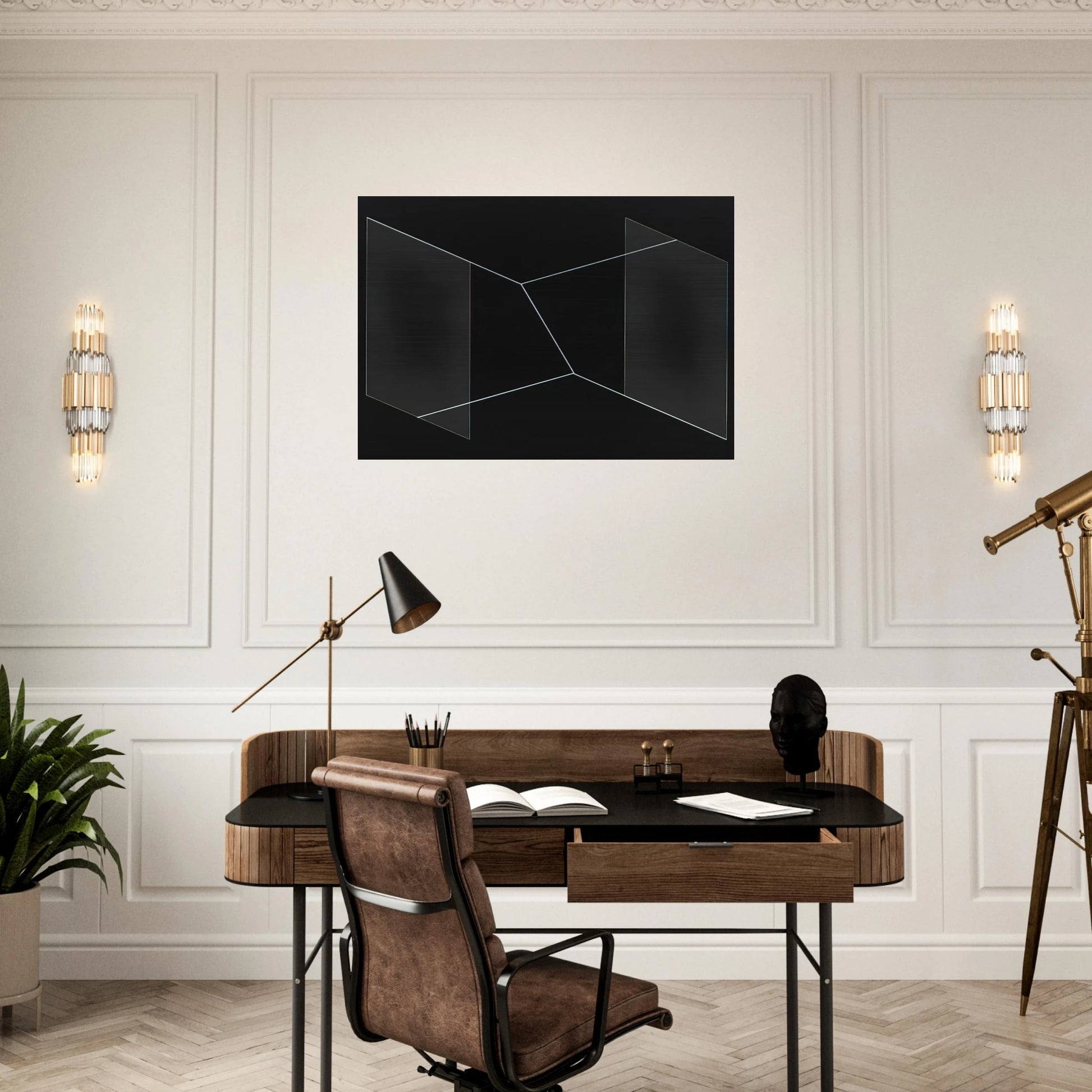 F 32 PERICLES 1954 - Josef Albers Brushed Aluminum Print - 70x100 cm / 28x40 inches | Josef Albers Aluminum Print | Josef Albers Prints