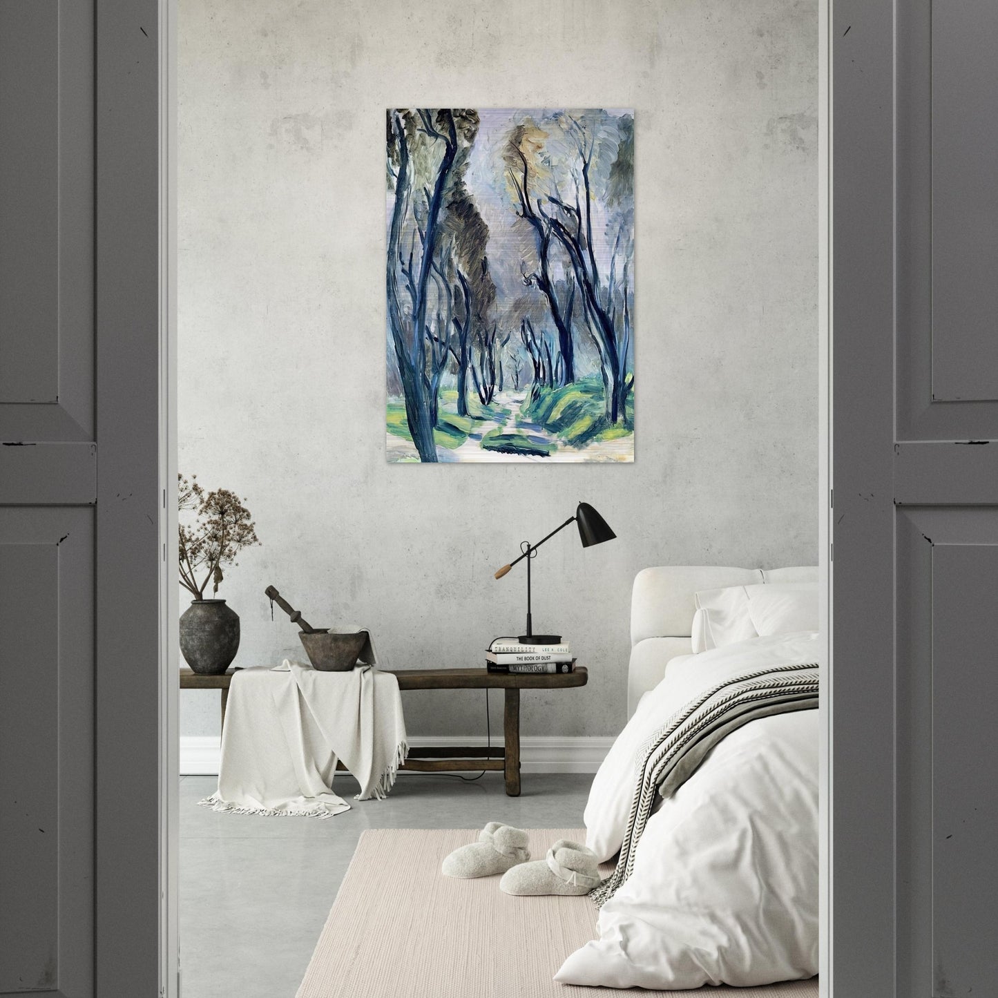 THE PATH OF OLIVE TREES 1920 - Henri Matisse Brushed Aluminum Print - 70x100 cm / 28x40 inches | Henri Matisse Aluminum Print | Henri Matisse Prints