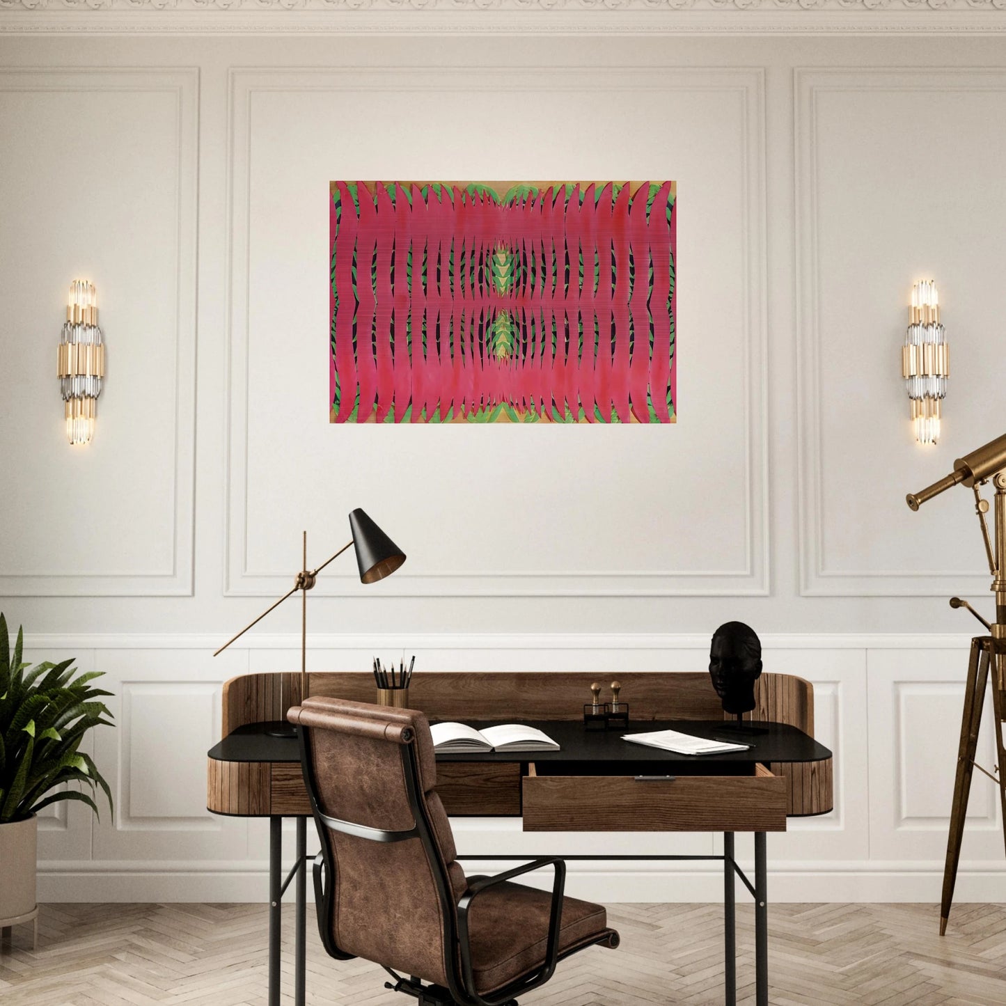 Islam - 1965 - Carla Accardi Brushed Aluminum Print - 70x100 cm / 28x40 inches | Carla Accardi Aluminum Print | Carla Accardi Prints