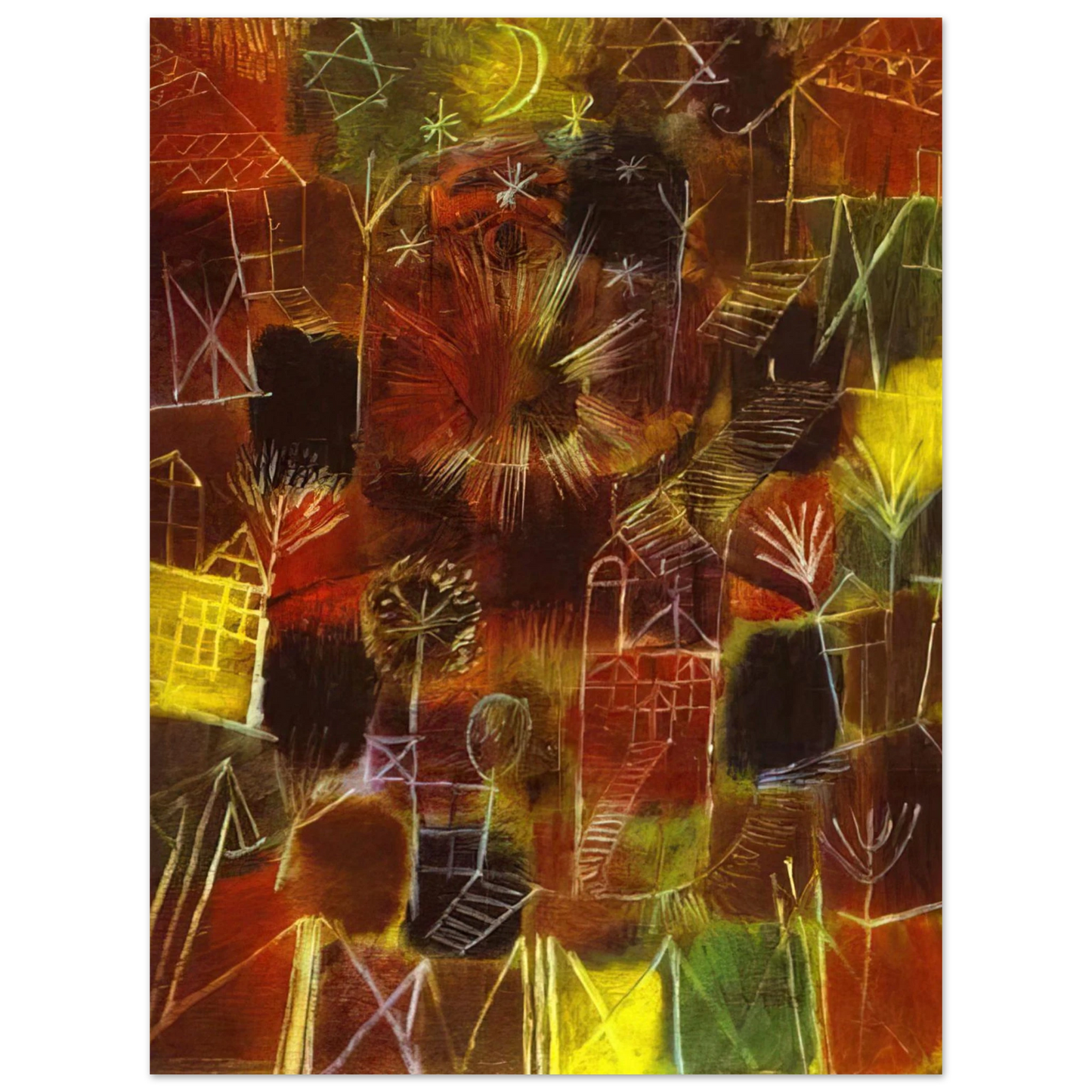 Paul Klee - COSMIC COMPOSITION 1919  75x100 cm / 30x40inches Fine Art Poster