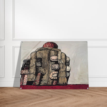 BACK VIEW - Philip Guston Acrylic Print - 70x100 cm / 28x40″ inches