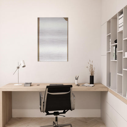 Convention - Robert Ryman Brushed Aluminum Print - 70x100 cm / 28x40 inches | Robert Ryman Aluminum Print | Robert Ryman Prints
