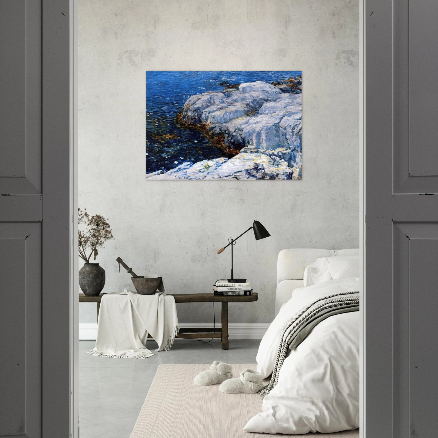 Jelly Fish - Childe Hassam Brushed Aluminum Print - 70x100 cm / 28x40 inches | Childe Hassam Aluminum Print | Childe Hassam Prints