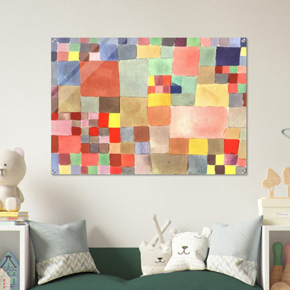 FLORA ON SAND 1927 - Paul Klee Acrylic Print - 70x100 cm / 28x40″ inches