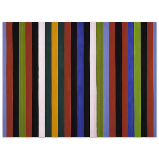 Gene Davis - Hot Beat - 1964  75x100 cm / 30x40inches Fine Art Poster