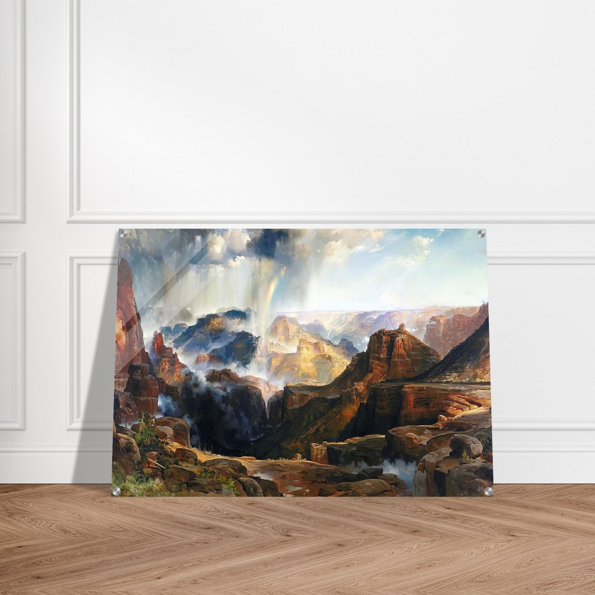 The Chasm of the Colorado - Thomas Moran Acrylic Print - 70x100 cm / 28x40″ inches