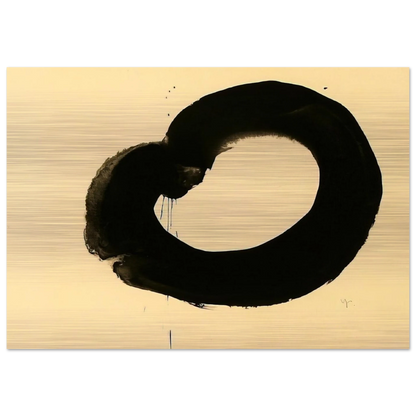 Untitled - Art Informel, Zen - Jiro Yoshihara Brushed Aluminum Print - 70x100 cm / 28x40 inches | Jiro Yoshihara Aluminum Print | Jiro Yoshihara Prints
