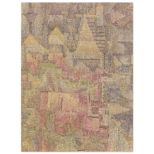 Paul Klee - CASTLE GARDEN 1931  75x100 cm / 30x40inches Fine Art Poster