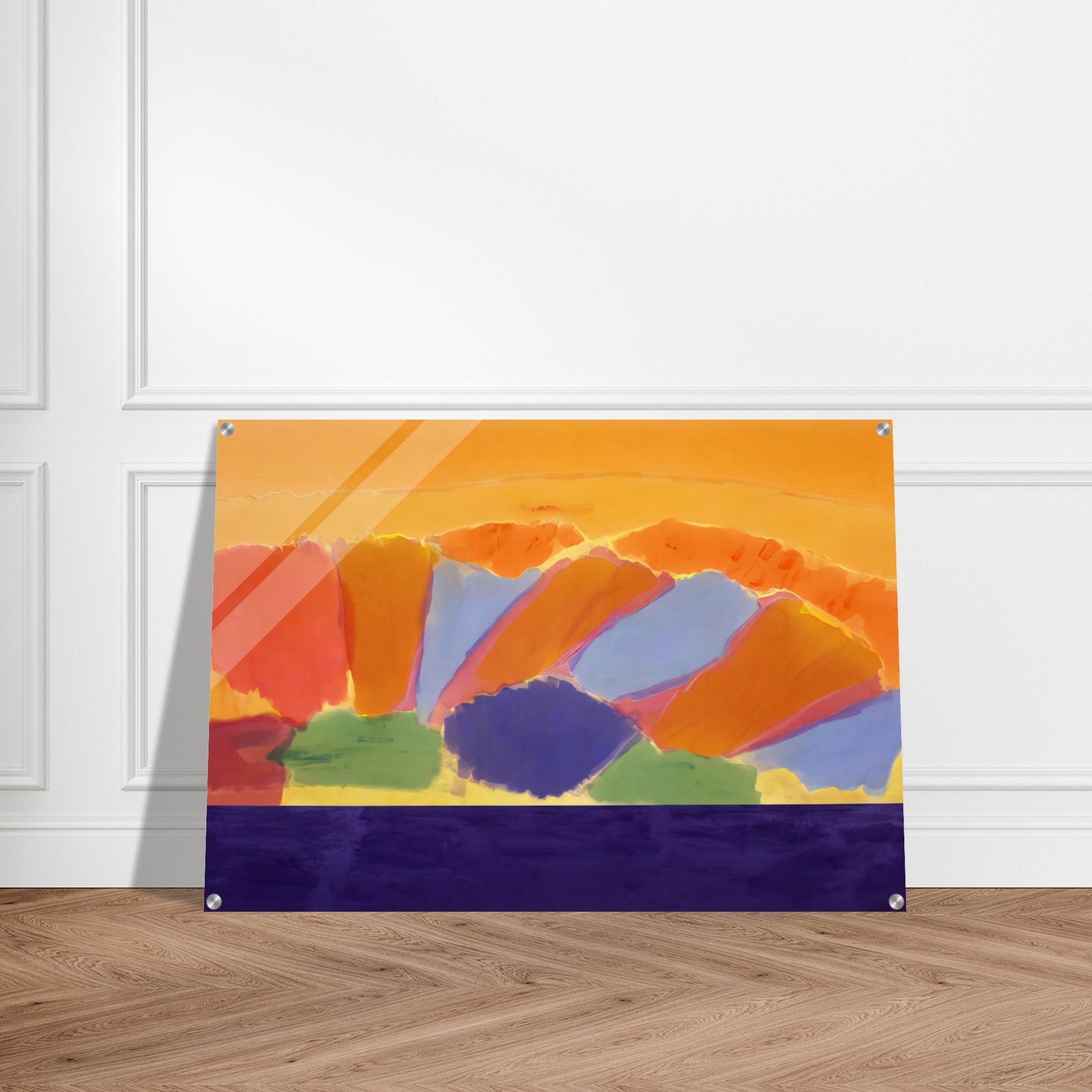 Uriel - 1978 - Ronnie Landfield Acrylic Print - 70x100 cm / 28x40″ inches