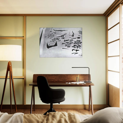 FISHERMEN IN THE SUN - Salvador Dali Brushed Aluminum Print - 70x100 cm / 28x40 inches | Salvador Dali Aluminum Print | Salvador Dali Prints