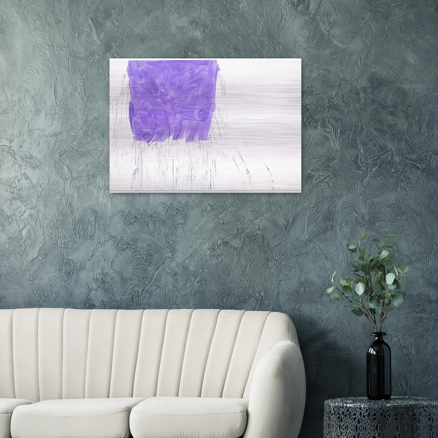 Violet - 1997 - Michel Majerus Brushed Aluminum Print - 70x100 cm / 28x40 inches | Michel Majerus Aluminum Print | Michel Majerus Prints