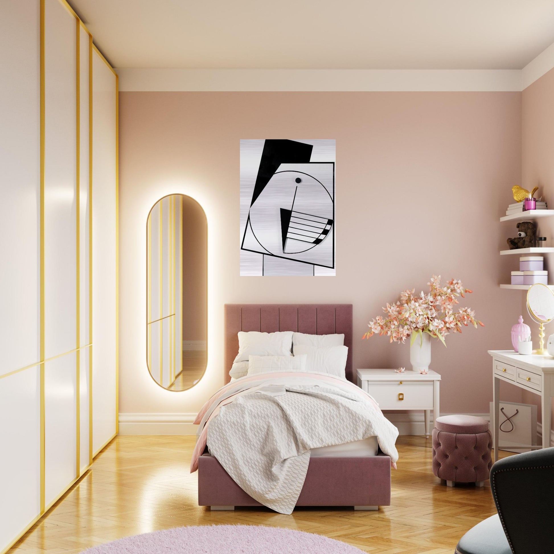 Rythme 3 - 1995 - Carmelo Arden Quin Brushed Aluminum Print - 70x100 cm / 28x40 inches | Carmelo Arden Quin Aluminum Print | Carmelo Arden Quin Prints