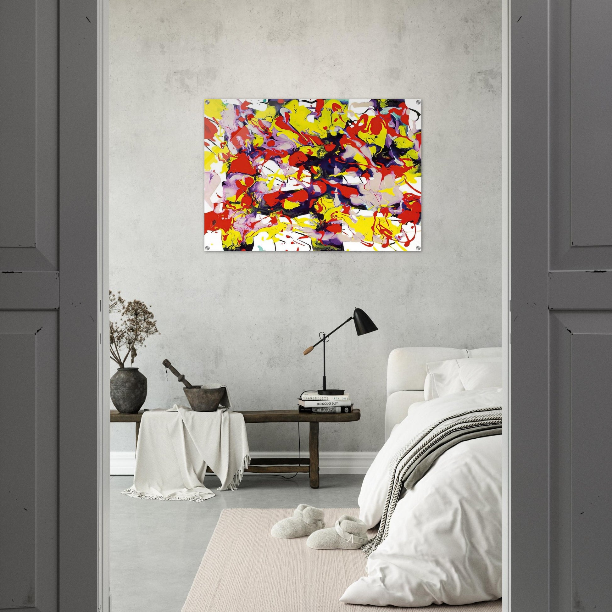 Untitled  SFP94-69  SFF 1743  - Sam Francis Acrylic Print - 70x100 cm / 28x40″ inches