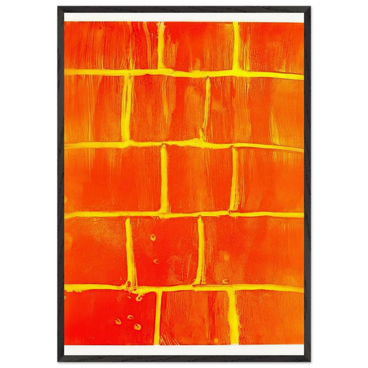 Heliogravuren zu den Documenta Bildern - 1993 - Gunther Forg 70x100 cm / 28x40 inches Framed Art Print – Black Wooden Frame