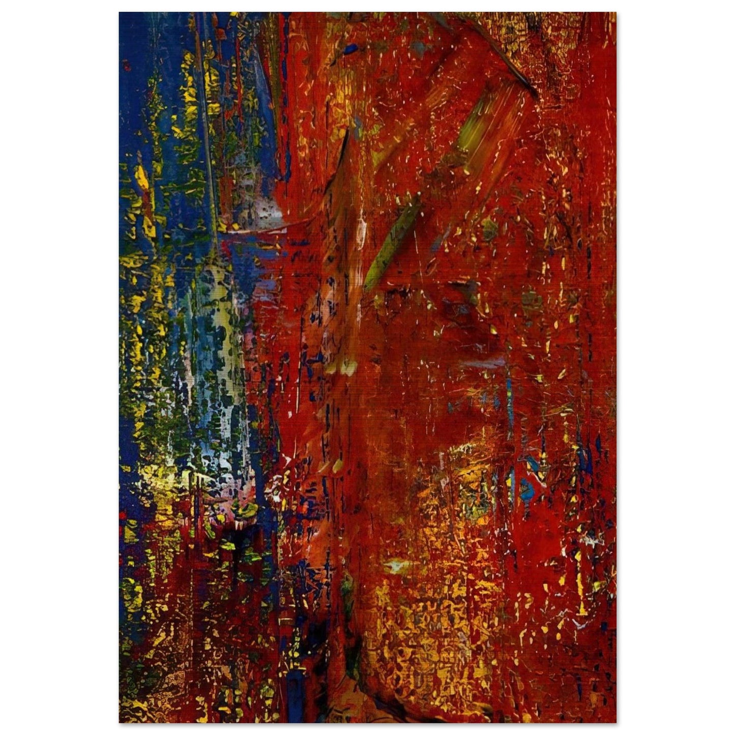 UNTITLED - Gerhard Richter Brushed Aluminum Print - 70x100 cm / 28x40 inches | Gerhard Richter Aluminum Print | Gerhard Richter Prints