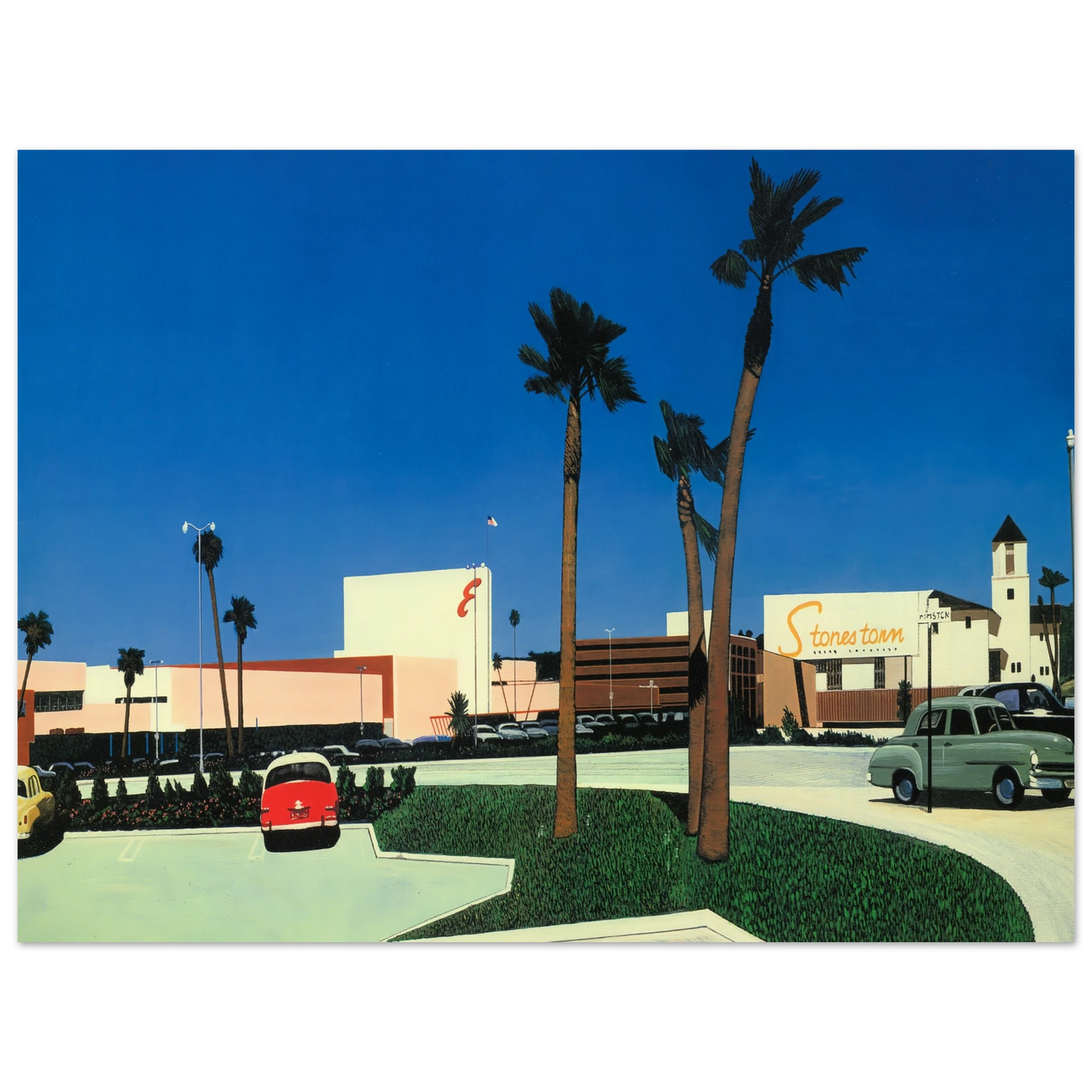 Hiroshi Nagai - In the beginning Stonestown Wall Art - 21x29.7 cm / 8x12" - Fine Art Poster - -