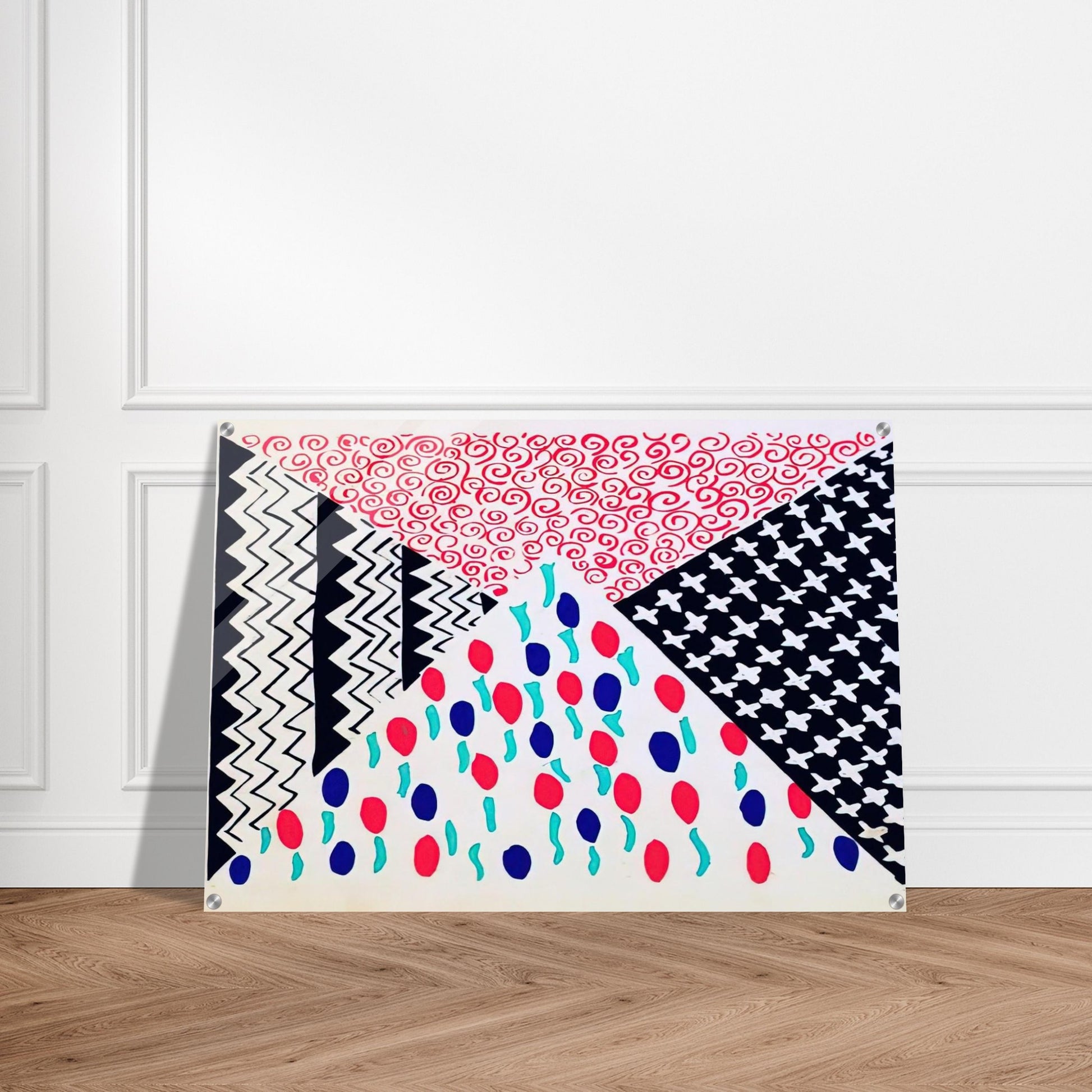 COMPOSITION 39 - Sonia Delaunay Acrylic Print - 70x100 cm / 28x40″ inches