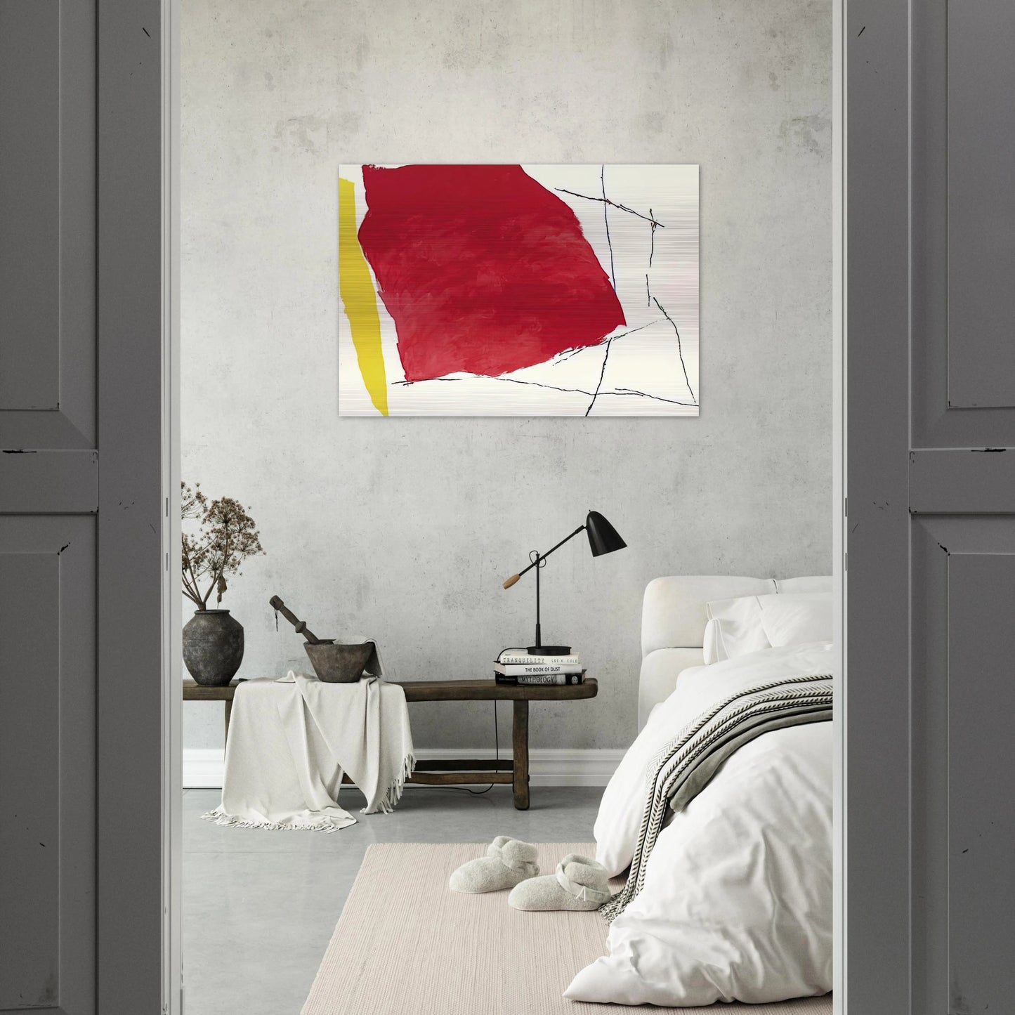 Untitled - 1979 - Ray Parker Brushed Aluminum Print - 70x100 cm / 28x40 inches | Ray Parker Aluminum Print | Ray Parker Prints