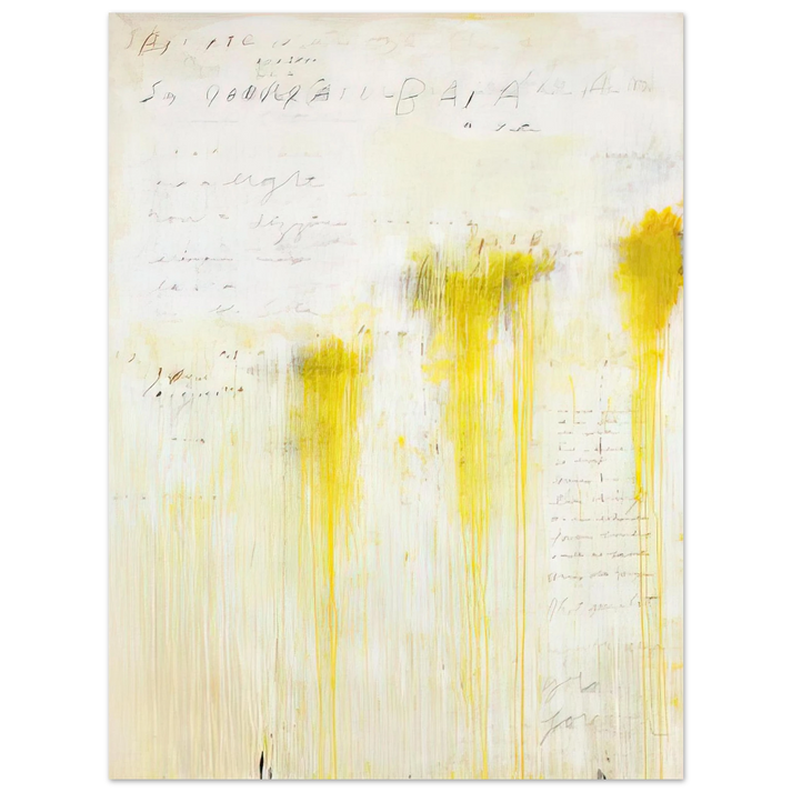 Cy Twombly - Quattro Stagioni II. Estate  75x100 cm / 30x40inches Fine Art Poster
