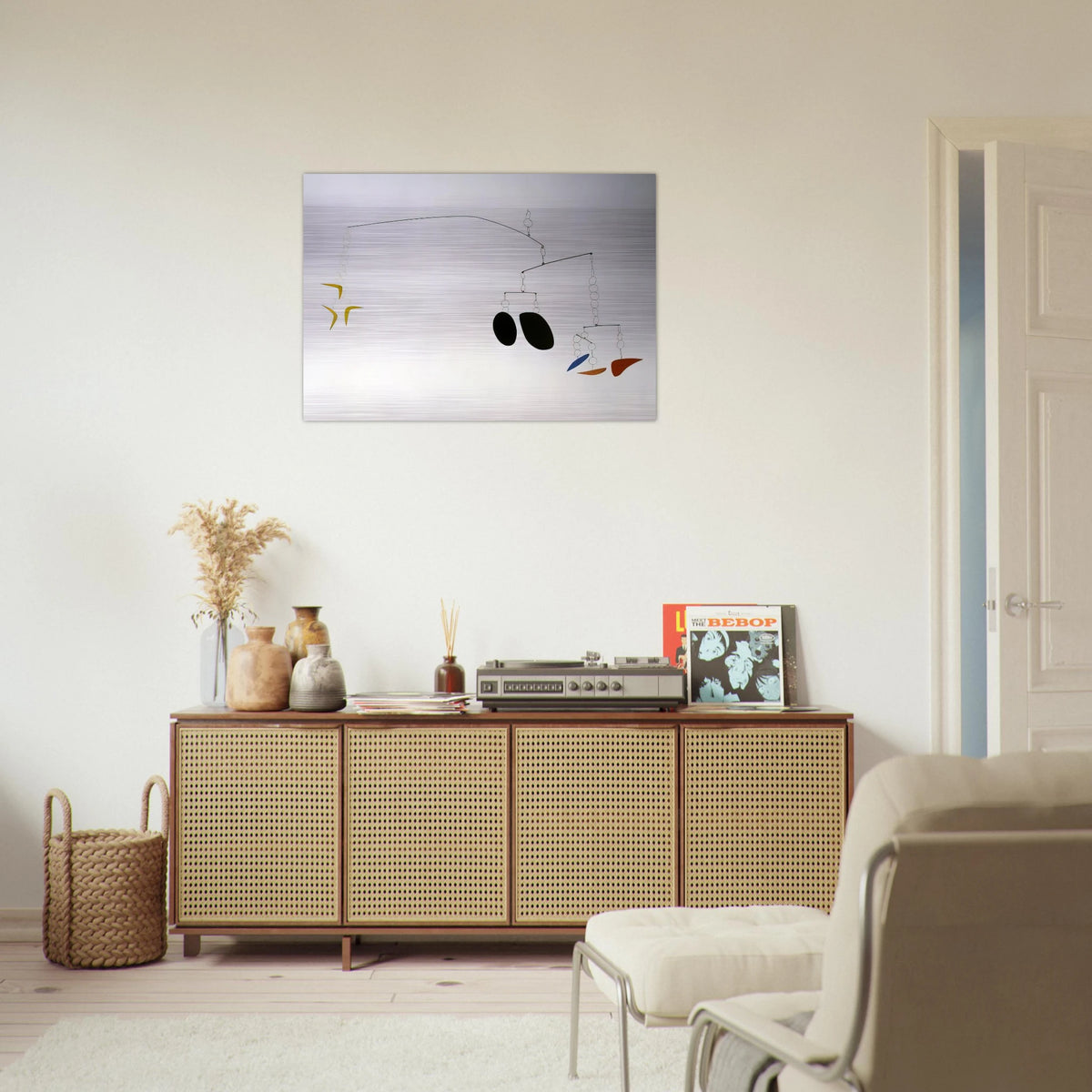 BOOMERANGS 1941 0 - Alexander Calder Brushed Aluminum Print - 70x100 cm / 28x40 inches | Alexander Calder Aluminum Print | Alexander Calder Prints