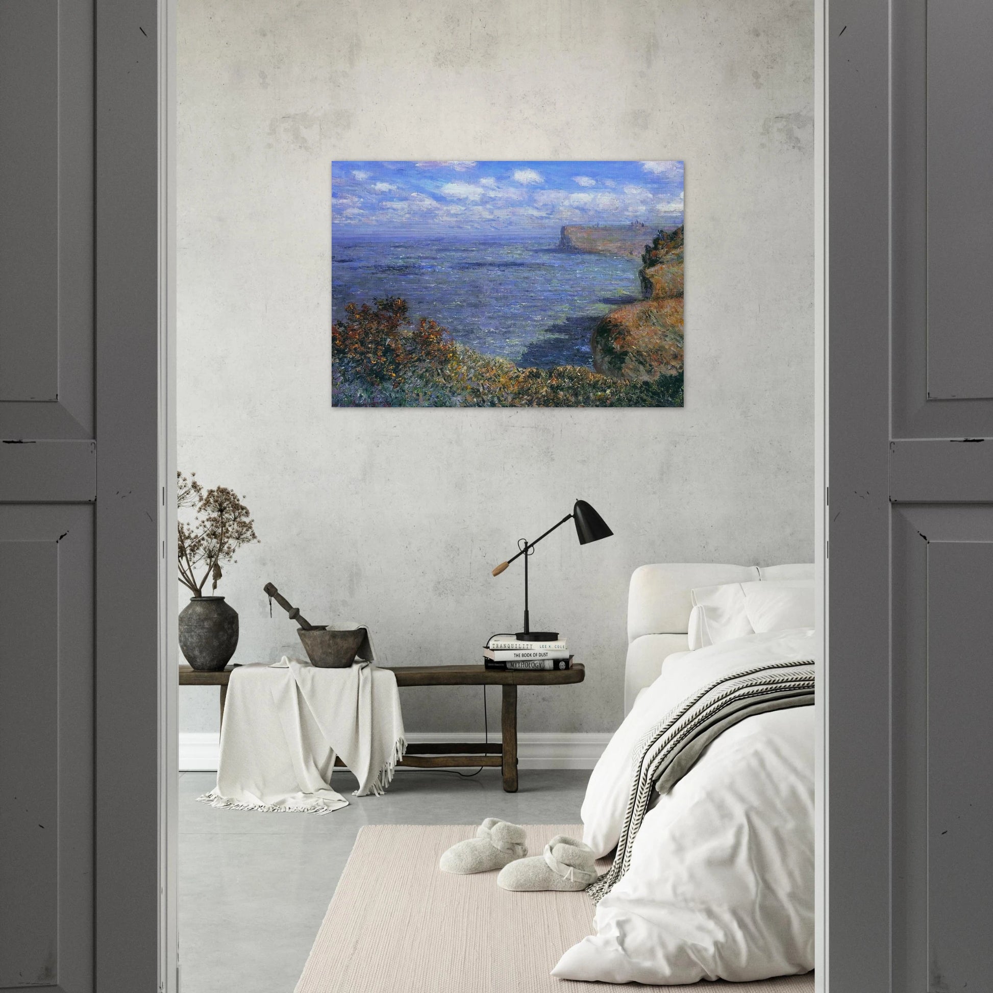 View Taken from Greinval - claude monet Brushed Aluminum Print - 70x100 cm / 28x40 inches | claude monet Aluminum Print | claude monet Prints