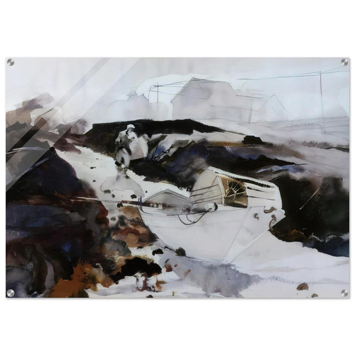 THE WHITE DORY 1941 - Andrew Wyeth Acrylic Print - 70x100 cm / 28x40″ inches