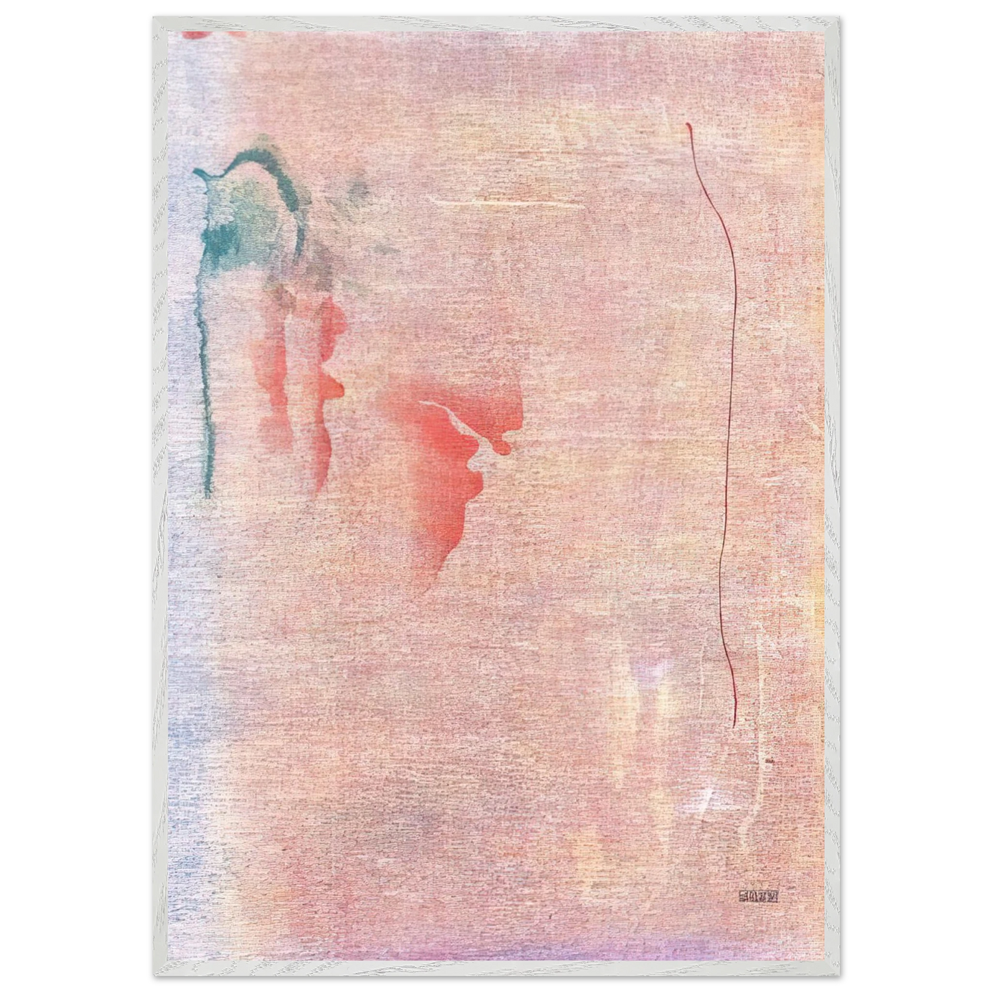 Helen Frankenthaler - Cedar Hill - 1983 Wall art - 50x70 cm / 20x28 inches - Premium Wooden Framed Poster With Fine Art Paper-canvas - Wood frame