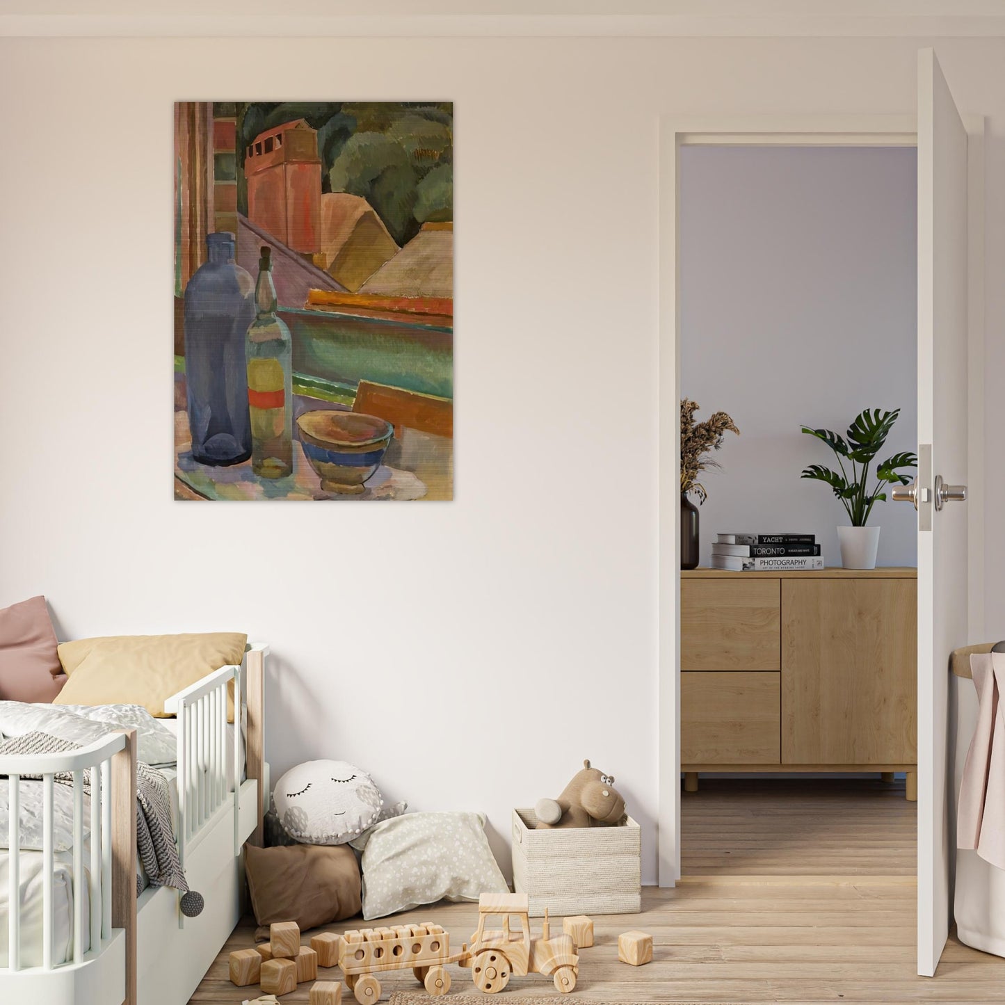 WINDOW STILL LIFE 1915 - Vanessa Bell Brushed Aluminum Print - 70x100 cm / 28x40 inches | Vanessa Bell Aluminum Print | Vanessa Bell Prints