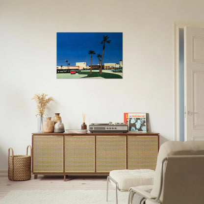 In the beginning Stonestown - Hiroshi Nagai Brushed Aluminum Print - 70x100 cm / 28x40 inches | Hiroshi Nagai Aluminum Print | Hiroshi Nagai Prints