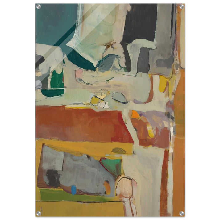 Urbana #4 - Richard Diebenkorn Acrylic Print - 70x100 cm / 28x40″ inches | Richard Diebenkorn Wall Art | Richard Diebenkorn Prints