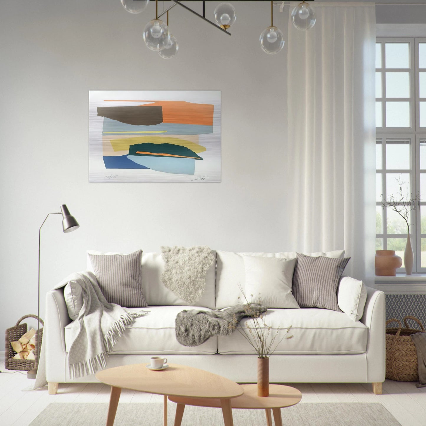 Niagara Series - 1980 - Larry Zox Brushed Aluminum Print - 70x100 cm / 28x40 inches | Larry Zox Aluminum Print | Larry Zox Prints