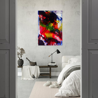 Amadeus - Abstract Expressionism, Lyrical Abstraction - Paul Jenkins Brushed Aluminum Print - 70x100 cm / 28x40 inches | Paul Jenkins Aluminum Print | Paul Jenkins Prints