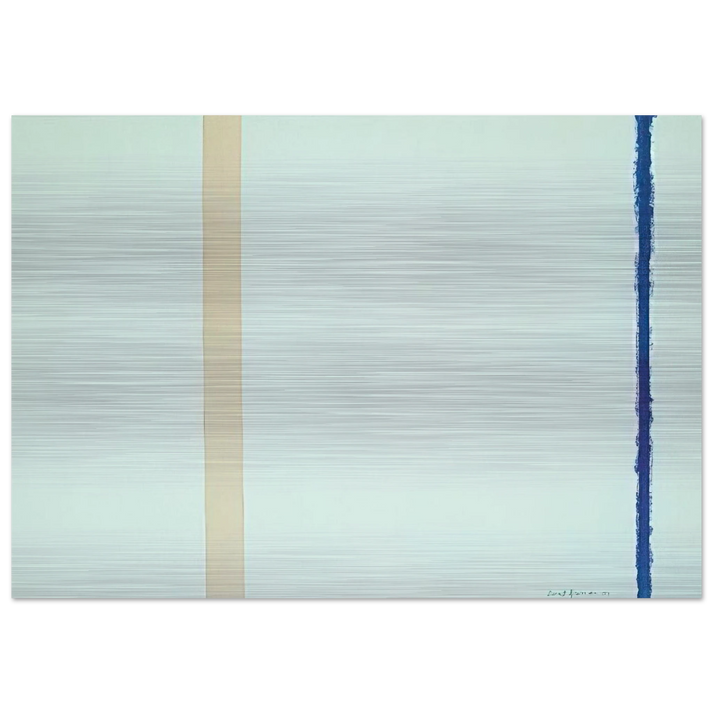 White Fire I - Barnett Newman Brushed Aluminum Print - 70x100 cm / 28x40 inches | Barnett Newman Aluminum Print | Barnett Newman Prints