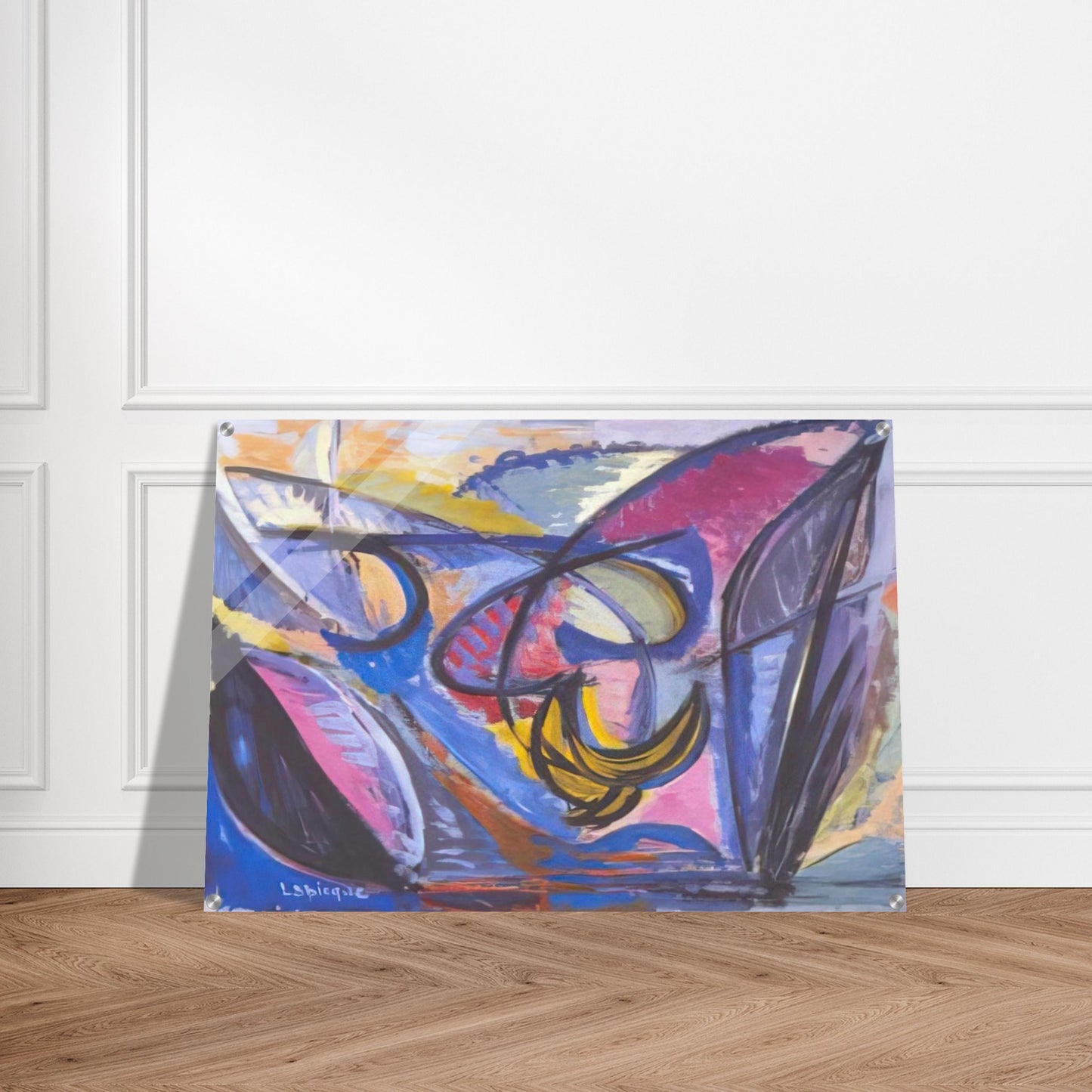 Rencontre dans la campagne - 1944 - Charles Lapicque Acrylic Print - 70x100 cm / 28x40″ inches