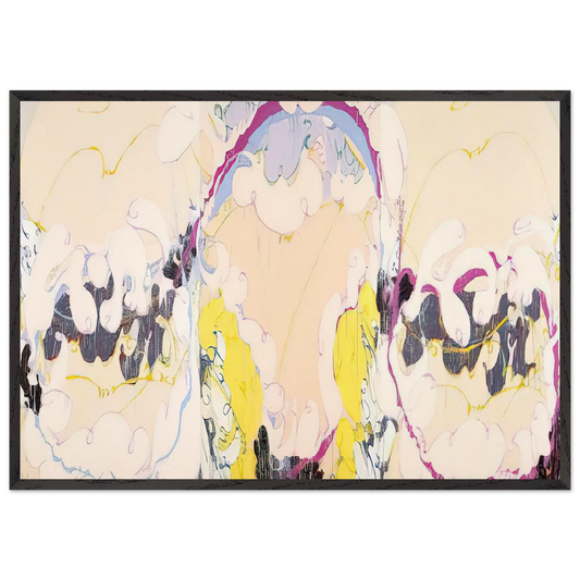 Pygmalion - 1979 - Norman Bluhm 70x100 cm / 28x40 inches Framed Art Print – Black Wooden Frame